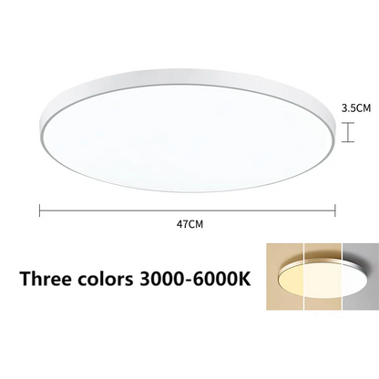 Ceiling Light Ultra-Thin Room Light Bedroom Light Circular Light Dining Room Light Study Light Modern And Simple LED Lighting Leedoar