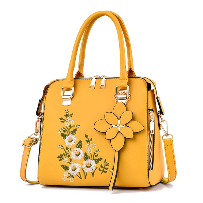 2023 Nova Moda Feminina Bolsa Bordada Destaque Street Shooting Design de Beleza Feminina Use Simples Bolsa Crossbody de Um Ombro 