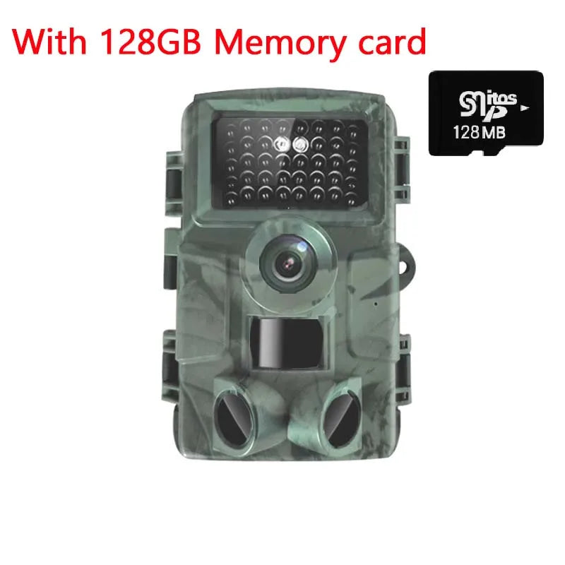 4K 30MP Hunting Trail Camera Waterproof Infrared Night Vision with 2.0 Inch Display Wildlife Monitoring Scouting Photo Leedoar