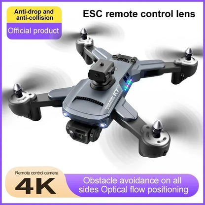 A12 Pro Aerial UAV 4k Dual Camera Wifi FPV Avoidance Obstacle and Optical Flow Rc Quadcopter Dron Rc Helicopter Aircraft Toy Leedoar