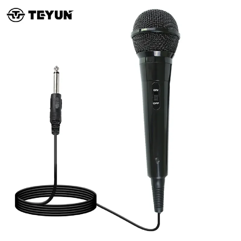 B12 Best karaoke Microphone with On and Off Switch Wired Karaoke Mic with 16.4ft XLR Electret Condenser Microphone for Singing Leedoar