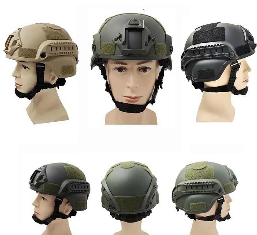 High Quality Military Helmet Protective War Game MH Tactical FAST Helmet Outdoor Tactical Painball CS SWAT Riding Equipment Leedoar