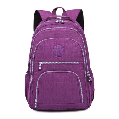 Fashion School Backpack Student for Teenage Girl Boy 2023 Travel Back Packs Bag Women Nylon Waterproof Laptop Bagpack Unisex Leedoar