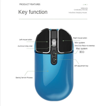 M203 2.4G Dual Model Wireless BT 5.0 Rechargeable Silent Mouse Long Standby Multi Button Mouse For Computer PC Notebook