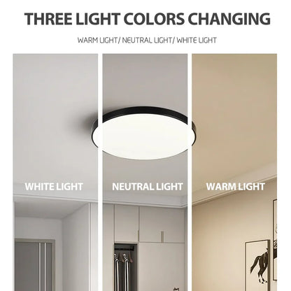 Ceiling Light Ultra-Thin Room Light Bedroom Light Circular Light Dining Room Light Study Light Modern And Simple LED Lighting Leedoar