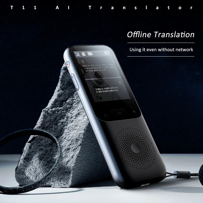 2023 New T11 Portable Audio Translator 138 Language Smart Translator Offline In Real Time Smart Voice AI Voice Photo Translator Leedoar