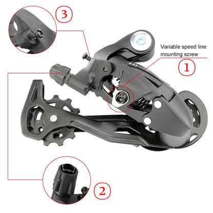 MTB Bicycle Rear Derailleur 11 Speed Change Gear Mountain Bike Back Transmission Mechanical Gear Shifting Device Cycling Patrs Leedoar