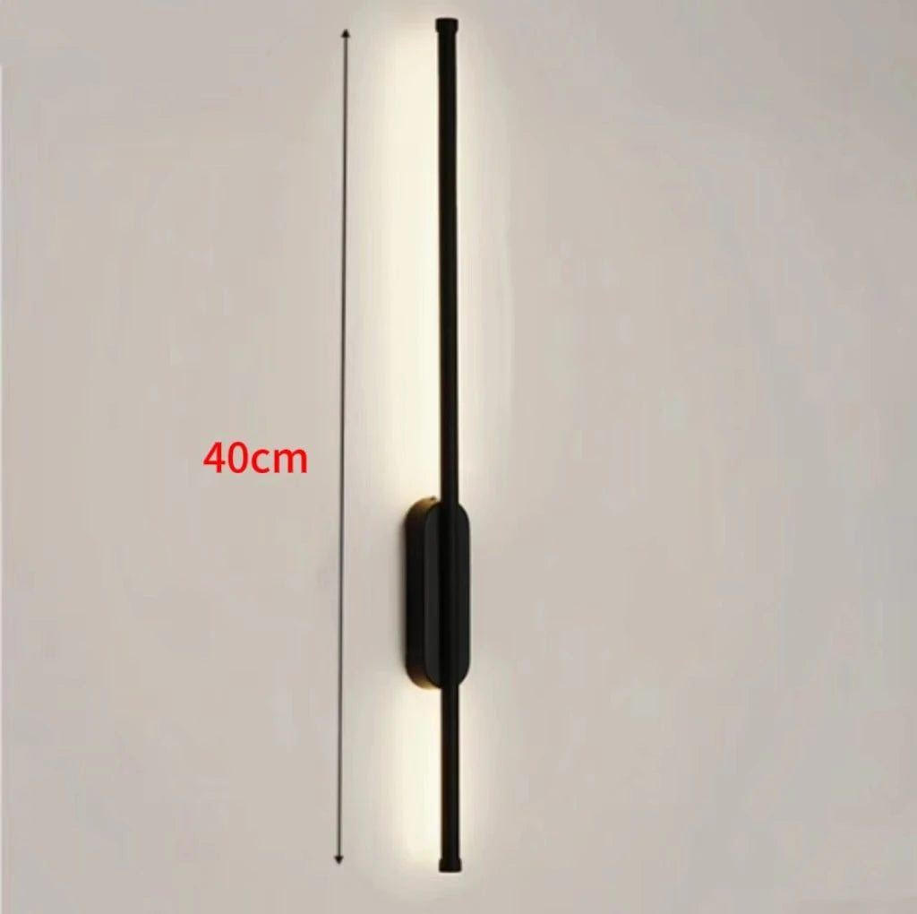 40/60/80cm Strip LED Living Room Wall light Modern Nordic Sofa background Full copper Bedroom Bedside wall light Home Decoration Leedoar