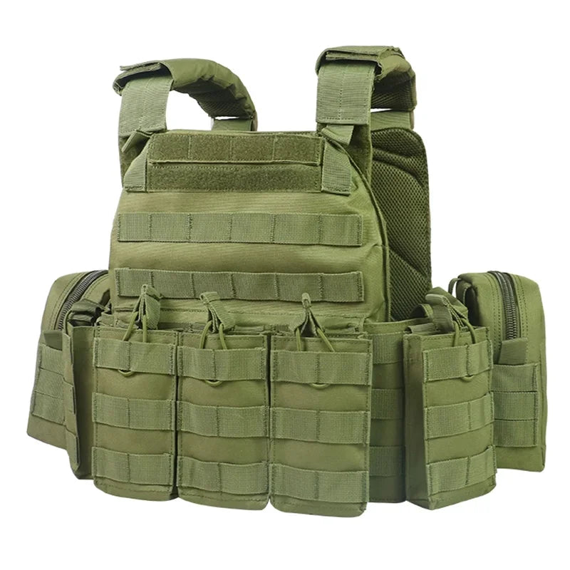 Military Safety Molle Pouches Plate Carrier Vest Hunting Bullet Proof Hilet Tactique Tactical Vests Armor Adjustable Training Leedoar