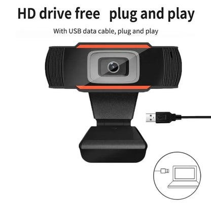 Cámara web para computadora con USB, Full HD 1080P/720P, cámara digital para computadora, cámara web para PC con micrófono para computadora portátil, cámara giratoria de escritorio 