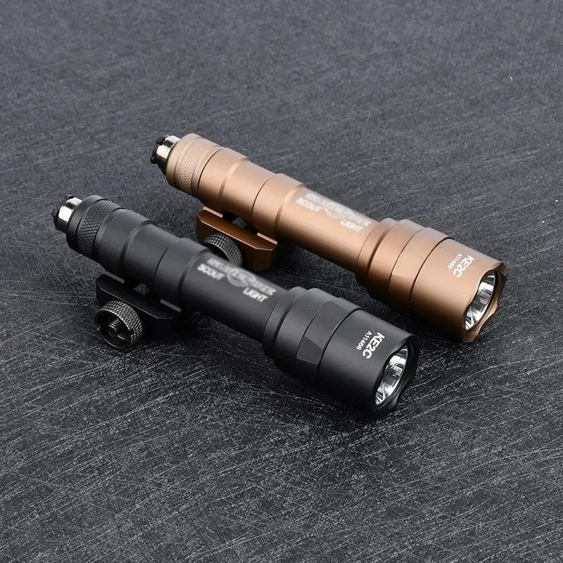 M600 M600C M600U Airsoft Powerful Flashlight Tactical Torch Scout Rifle Gun Weapon LED Light Fit 20mm Rail Hunting Leedoar