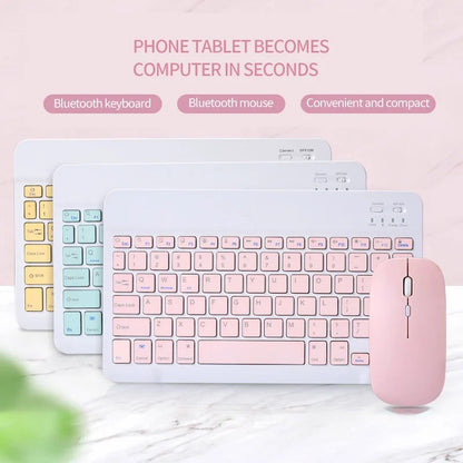 K005C Rechargeable Bluetooth Keyboard Wireless Mute Thin Mini Keyboard Tablet Office Keyboard For IOS Android Windows PC Ipad