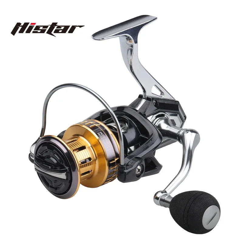 Anti Saltwater FB 2500 To 12000 Size Long Casting 5.1:1 10kg To 15kg Drag Power Metal Spool Spinning Fishing Reel Leedoar