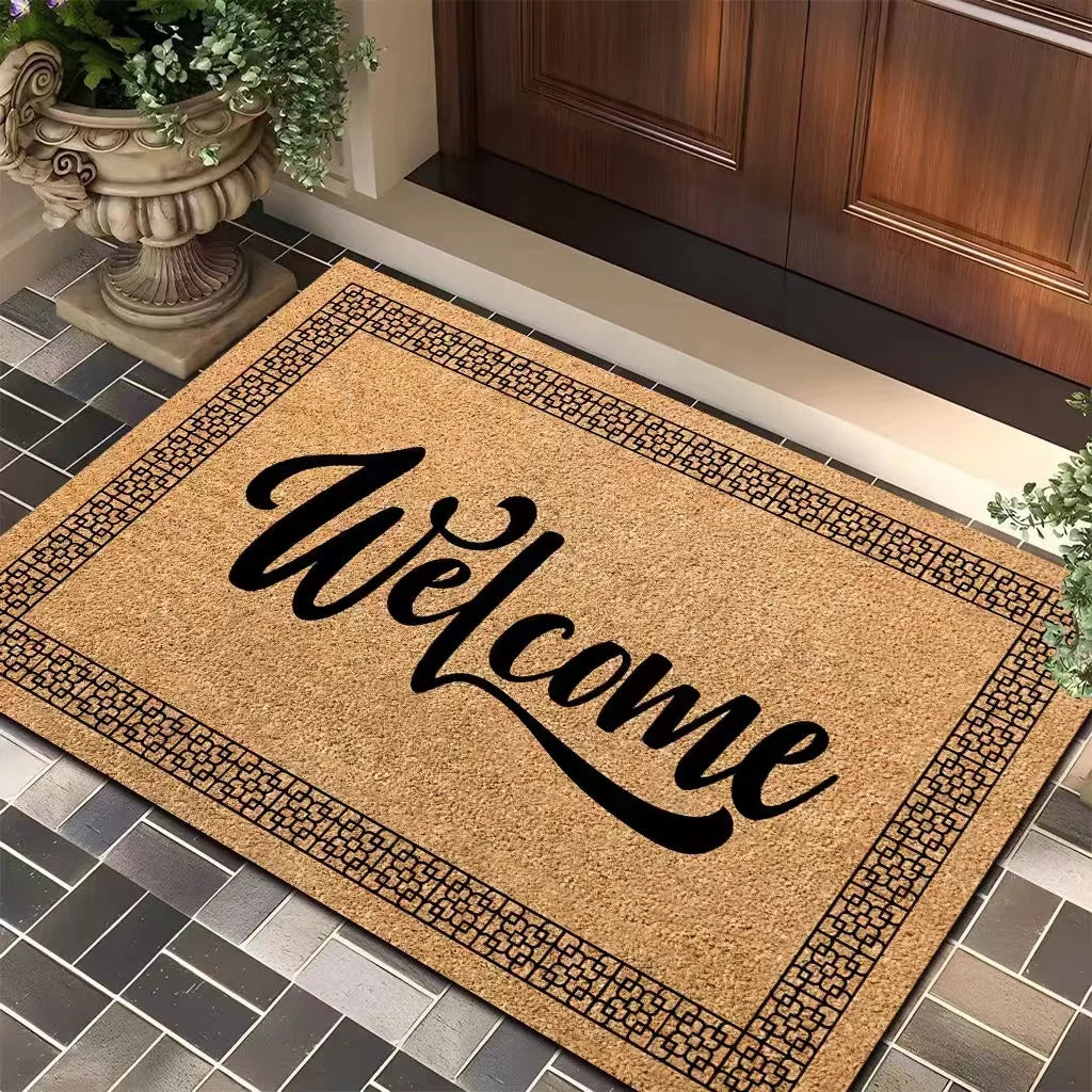 Front Door Mat Custom Doormat Home Decoration Carpet Entrance Personalised Doormat With Name Rug Housewarming Gift Leedoar