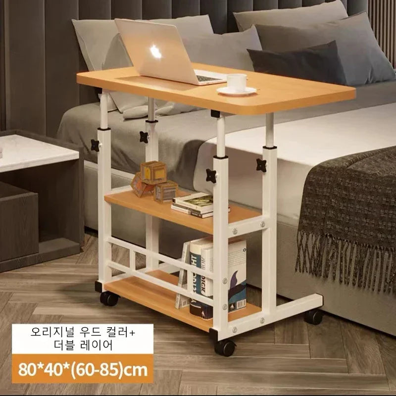 Mesa de estudo elevatória Mesa de cabeceira Dormitório Simples Computador Quarto Mesa para pessoa preguiçosa Móvel Portátil Escritório Mesa simples