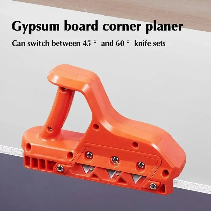 45 °/ 60 ° Trimmer Hand Tool Plasterboard Quick Cutter Gypsum Board Hand Plane Drywall Edge Chamfer Woodworking Cutting Tool Leedoar