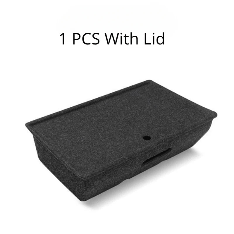 Car Seat Storage Box Drawer Bracket Car Storage Box Felt Storage Box Car Accessories Suitable For Tesla Model Y Leedoar