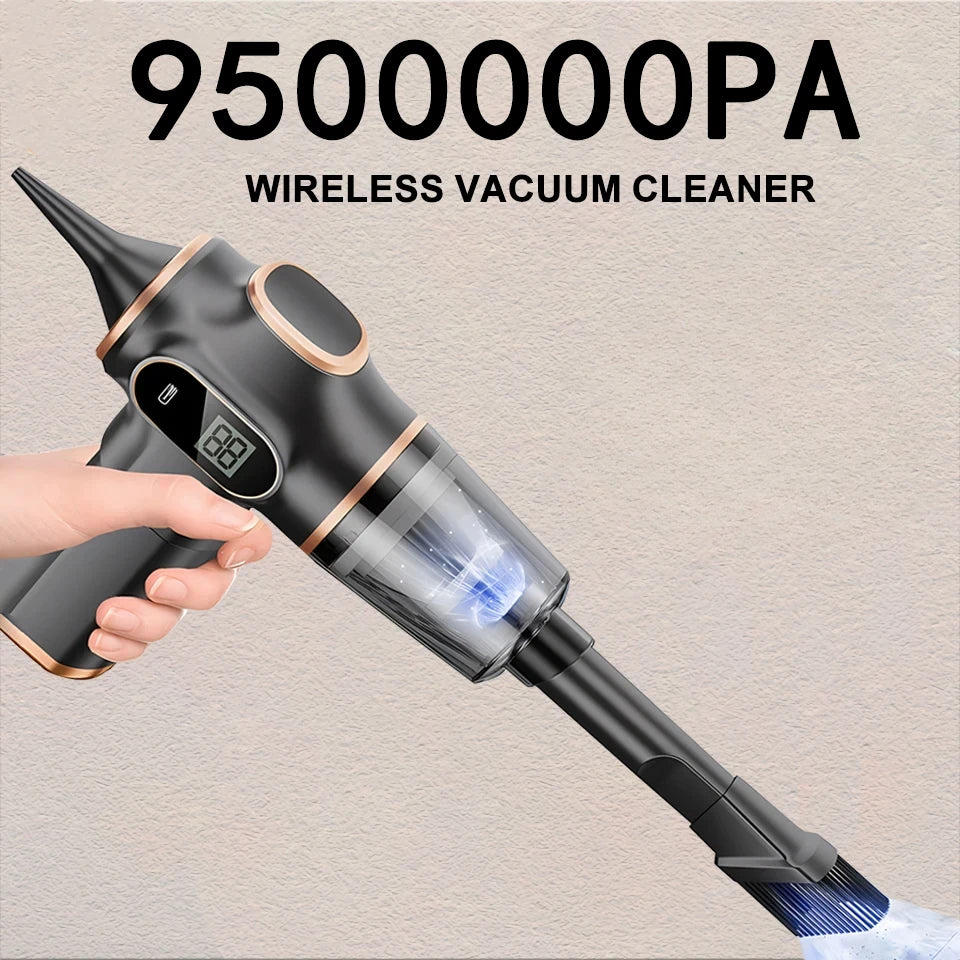 5 in1 Wireless Vacuum Cleaner Original Automobile Portable Vacuum Cleaner Handheld For Car Home Appliances Battery level display Leedoar