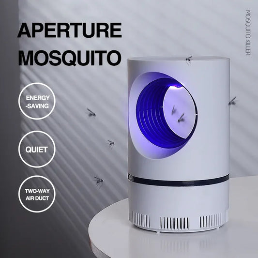 Lámpara ultravioleta para matar mosquitos, luz nocturna USB, trampa para insectos LED, repelente de mosquitos sin radiación, para sala de estar y dormitorio