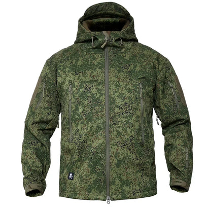 Chaqueta táctica militar de invierno para hombre, ropa de camuflaje CP del ejército, Airsoft, impermeable, cortavientos, abrigo de bombardero polar multicámara para hombre