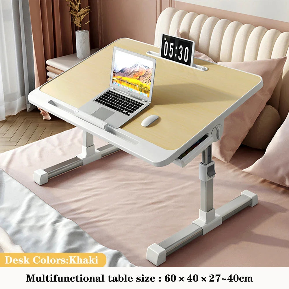 Foldable Lift Bed Small Table Home Learning Desk Simple Bedroom Computer Window Dormitory Student Table Laptop Computer Desk Leedoar