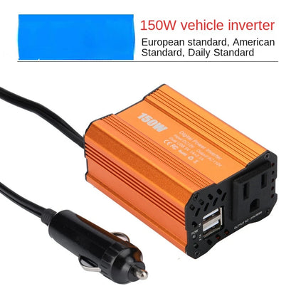 200W Car Power Inverter 12V 150V and AC 110v Converter Auto Charger Converter Adapter Modified Sine Wave EU US JP Socket Tool Leedoar