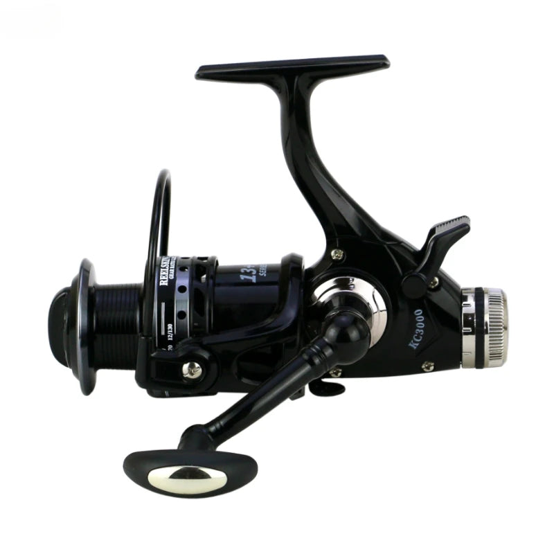 5.2:1 Gear Ratio Spinning Fishing Reel Full Metal Spool 3000 4000 5000 6000 KC-Series 13+1BB Carp Fishing Wheel Leedoar