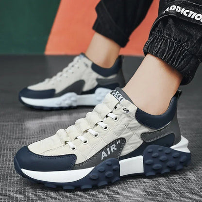 White Casual Sport Fashion Shoes Men Running Shoes Breathable Sneakers Wearable Rubber Sneakers Male Jogging Athletic Shoe Hombr Leedoar