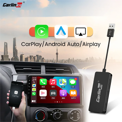 Car Smart Carplay Usb Dongle Adapter Mini Plug And Play Android Auto Carplay Multimedia Adapter Wired Portable Carplay Leedoar