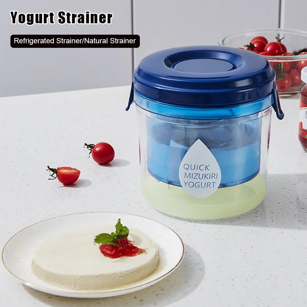 500ml Yogurt Strainer Yogurt Whey Separator Reusable Multiple Usage Food Strainer Yogurt Maker Filter For Soy Milk Juice Tea Leedoar