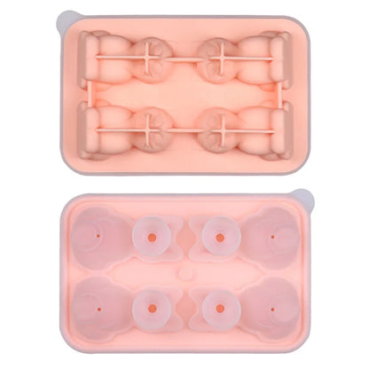 New Dachshund corgi Silicone Ice Block Mold Pet Ice Grid diy Food grade Soft Bottom One second Demoulding Ice Making Leedoar