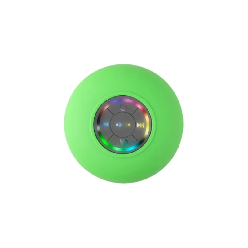 Mini alto-falante Bluetooth à prova d'água para banheiro, áudio sem fio, alto-falantes de chuveiro, luz RGB para telefone, barra de som, alto-falante para carro, mãos livres 