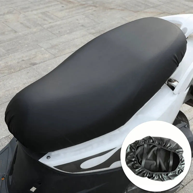 SEAMETAL Motorcycle Seat Covers Autocycle Seat Cushion Waterproof Pu Leather Anti Scratch Cover Mats Motorcycles Seats Cover Leedoar