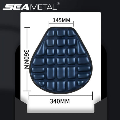 SEAMETAL Motorcycles Seat Cover Cushion Black EVA Foam Soft Comfortable Seat Cushion Universal for Motorbike Electric Bike Leedoar