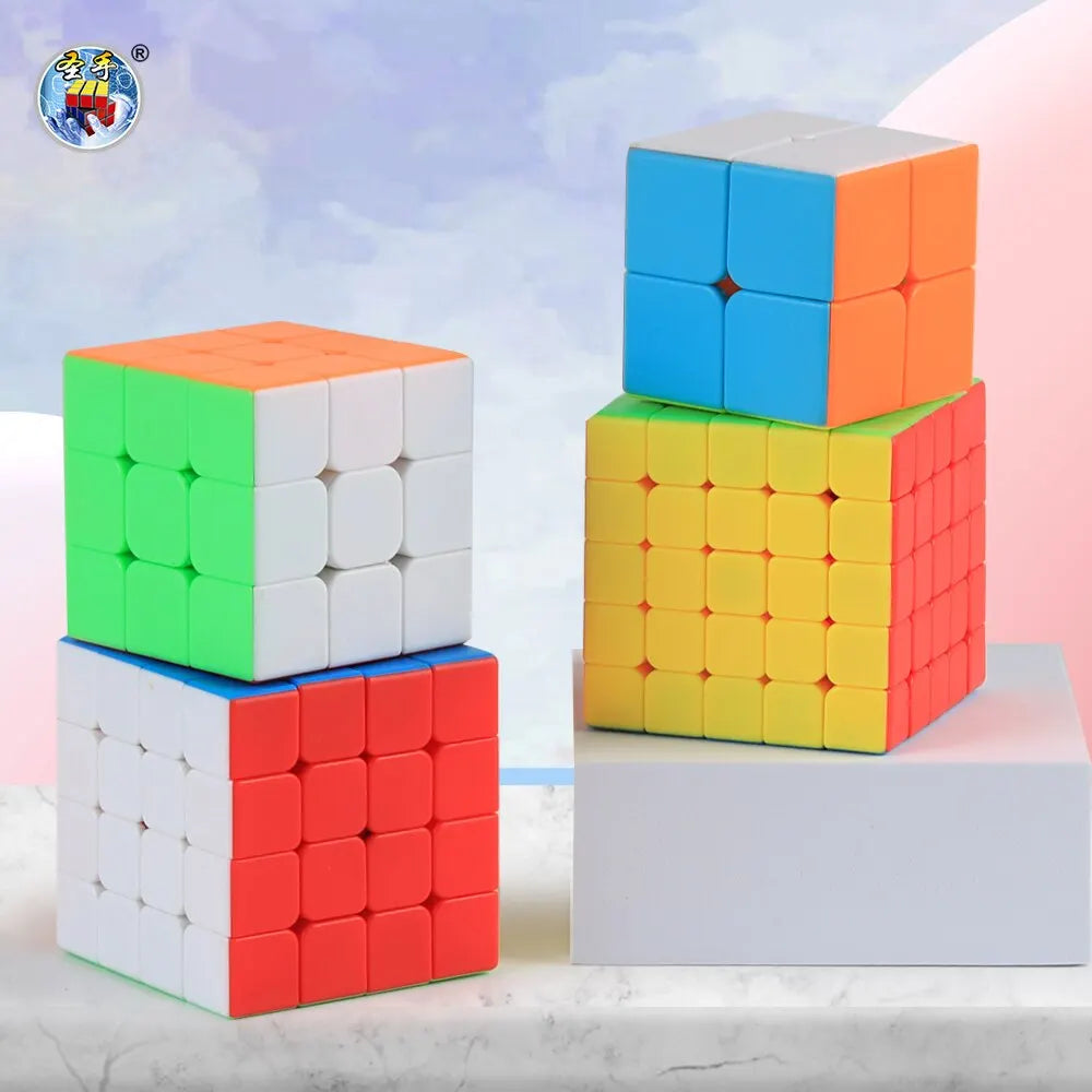 SENGSO Speed Cube 3x3 Legend Series Stickerless Magic Cube Profession Puzzle High Quality Kid's Fidget Toys Leedoar