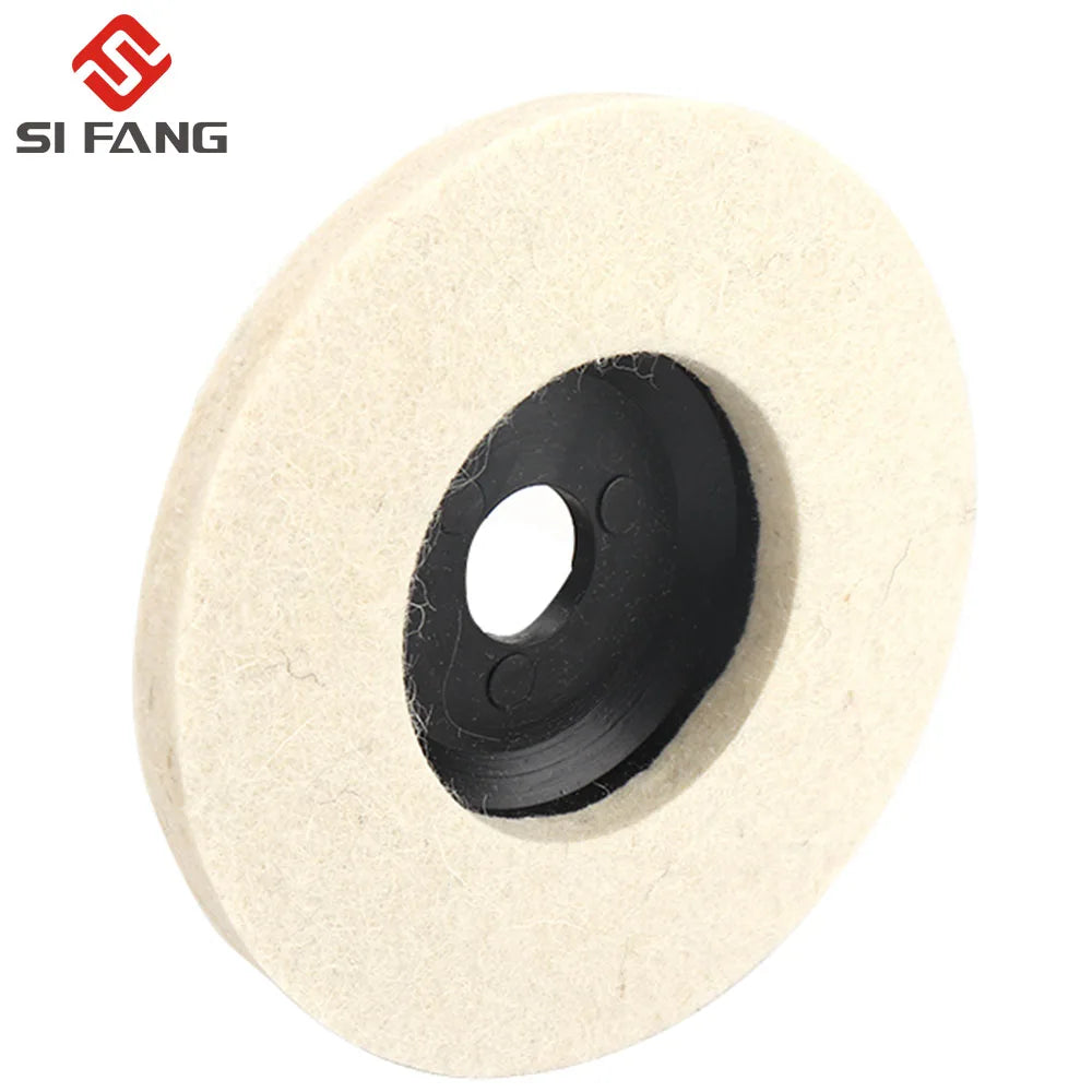 SIFANG 50mm/75mm Wool Polishing Wheel Polishing Pads Angle Grinder Wheel Felt Polishing Disc for Metal Marble Glass Ceramic 1PC Leedoar