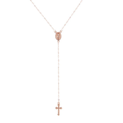 SUMENG 2024 New Fashion Vintage Christian Cross Bohemia Religious Rosary Pendant Necklace For Women Charm Jewelry Gifts Leedoar