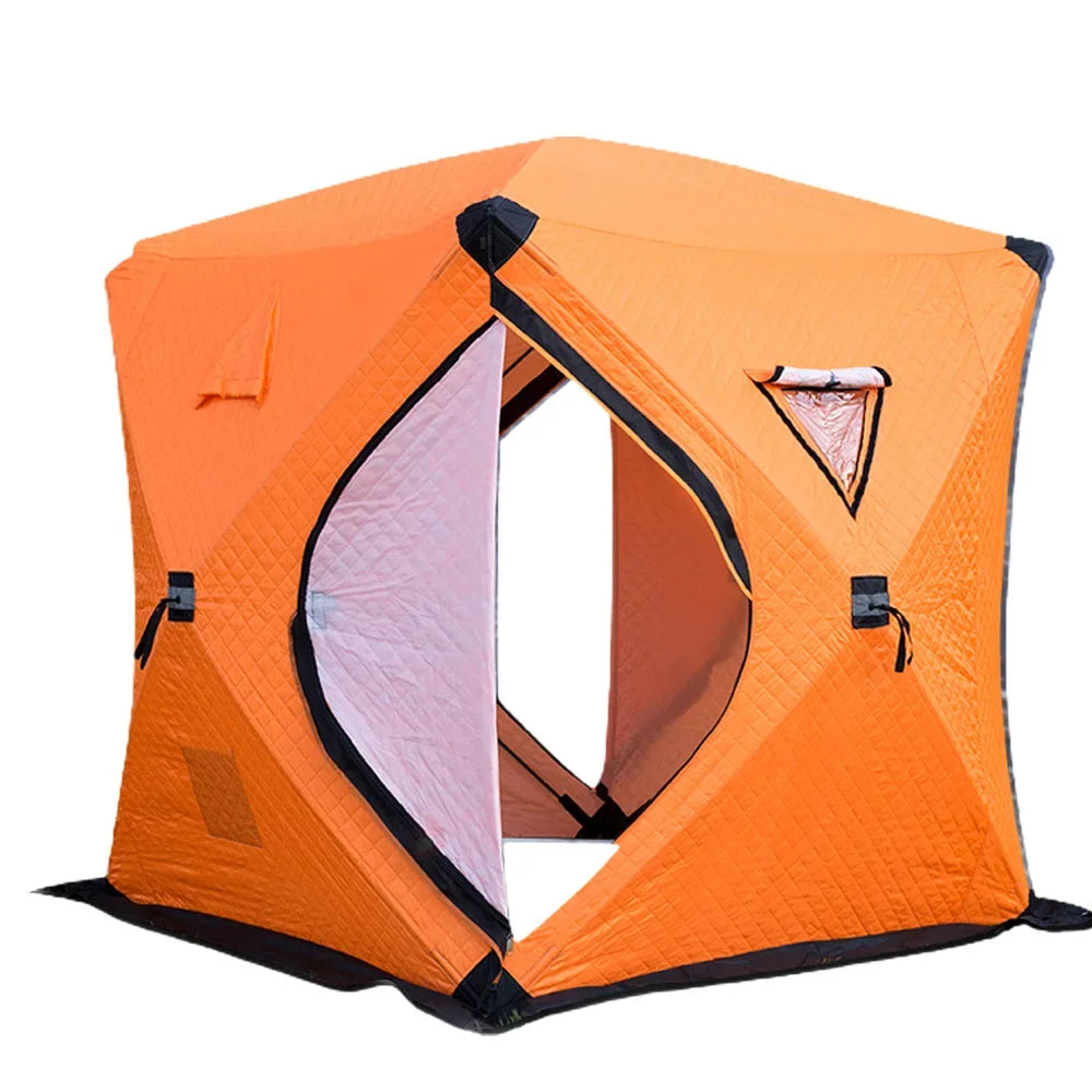 Portable Ice Fishing Tent Shelter - Easy Set-up Winter Fishing Tent