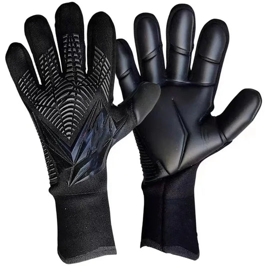 Guantes de fútbol de látex profesionales, guantes de portero de fútbol para niños y adultos, guantes de protección para niños y porteros de fútbol gruesos 