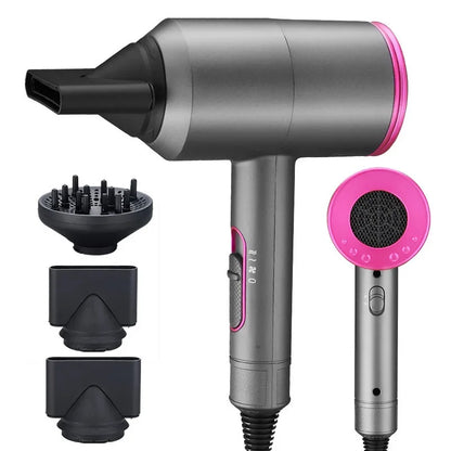 2023 Hot sell Negative Ionic Blow Hot Cold Wind Air Brush Strong Power Salon Style Tool Professional Household Hair Blow Dryers Leedoar