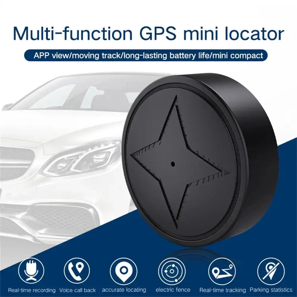 Localizador GPS pessoal portátil de alta sensibilidade com reprodução de trilhas esportivas de escuta remota, posicionamento GPS, use apenas cartão SIM 2G 