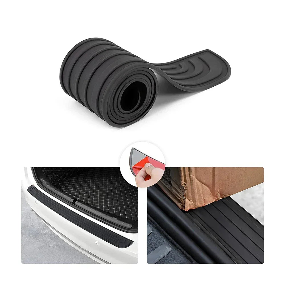 Car trunk Protective Strip Threshold Protection Sticker Rear Trunk Scratch and Collision Prevention Strip Rear Guard Board Tool Leedoar