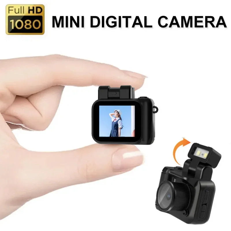 1080P Flash Light Pocket Mini Camera with HD LCD Screen