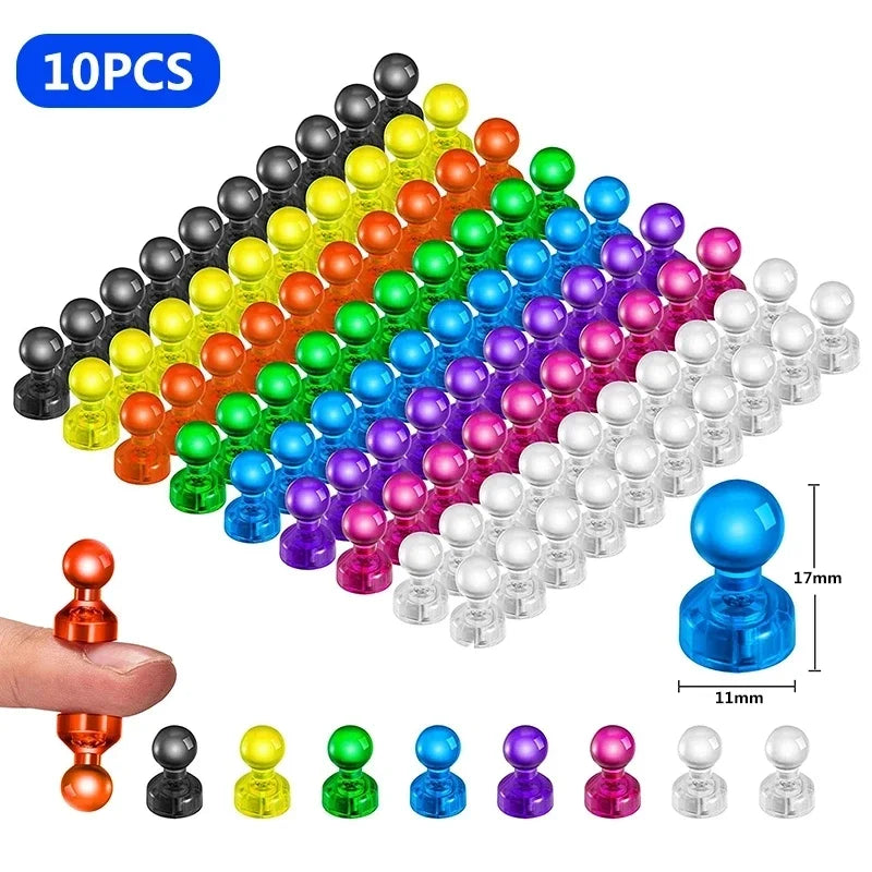 Magnetic Pushpin Strong Neodymium Magnets Office Markers