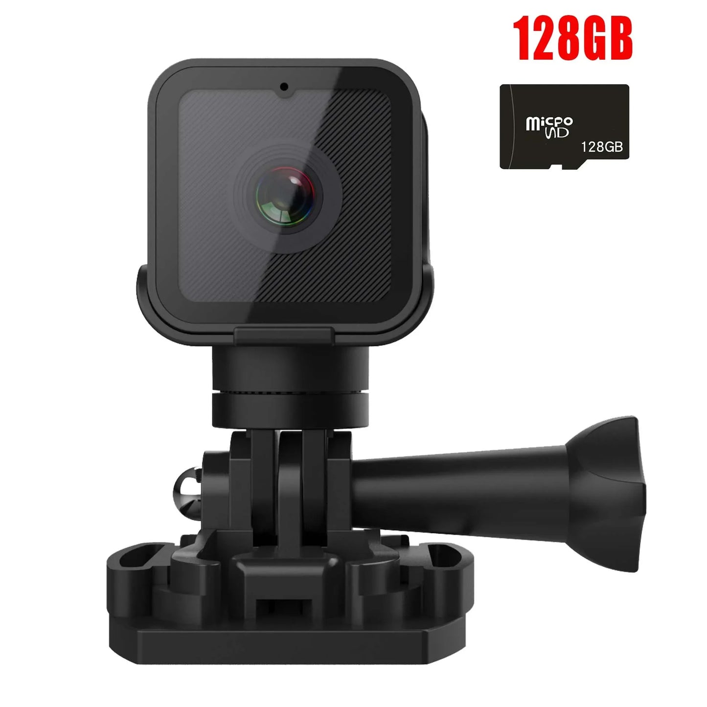 Compact Full HD Motion Camera with WiFi and Multifunctional Base