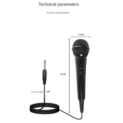 B12 Best karaoke Microphone with On and Off Switch Wired Karaoke Mic with 16.4ft XLR Electret Condenser Microphone for Singing Leedoar