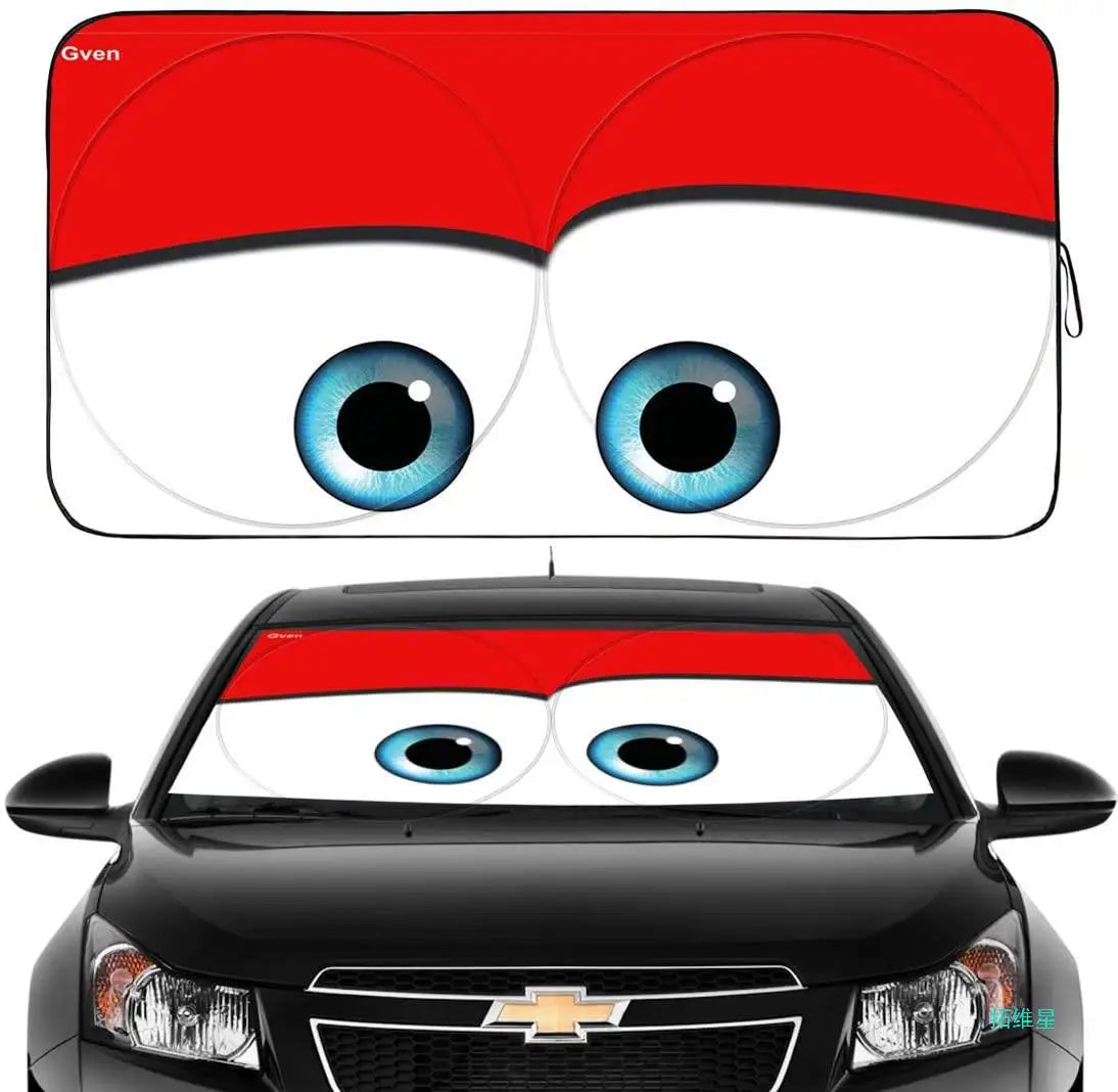 Sunshades Reflector Anti Uv Protector Evil Eyes Custom Car Sunshade Sun Shade Universal Summer 2024hot Sale Leedoar