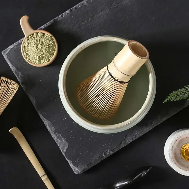 Matcha Tea Brush Baiben Li Song Dynasty Tea Ordering BlenderTool Matcha Bowl Bamboo Stand Tea Dial Stirring Brushes Bamboo Brush Leedoar