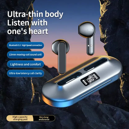 2024 TWS Wireless 5.2 Earbuds LED Electric Power Display HiFi Waterproof Earbuds Wireless Headphone Mobile Accessories Earphone Leedoar