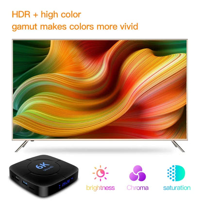 2024 H616 Versión global H616 Android 10.0 TV Box Asistente de voz 6K 3D Wifi 2GB 4GB RAM 32G 64G Reproductor multimedia Caja de configuración rápida HD 